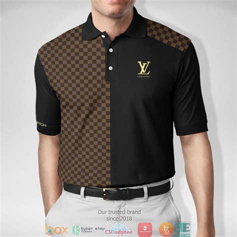 lv t shirt polo|louis vuitton black polo shirt.